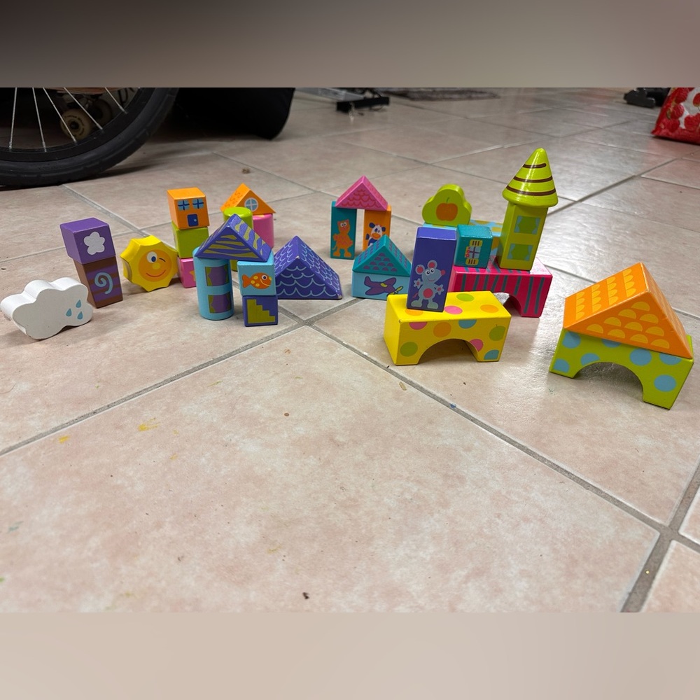 Boikido Wooden Building Blocks - 30 Pieces